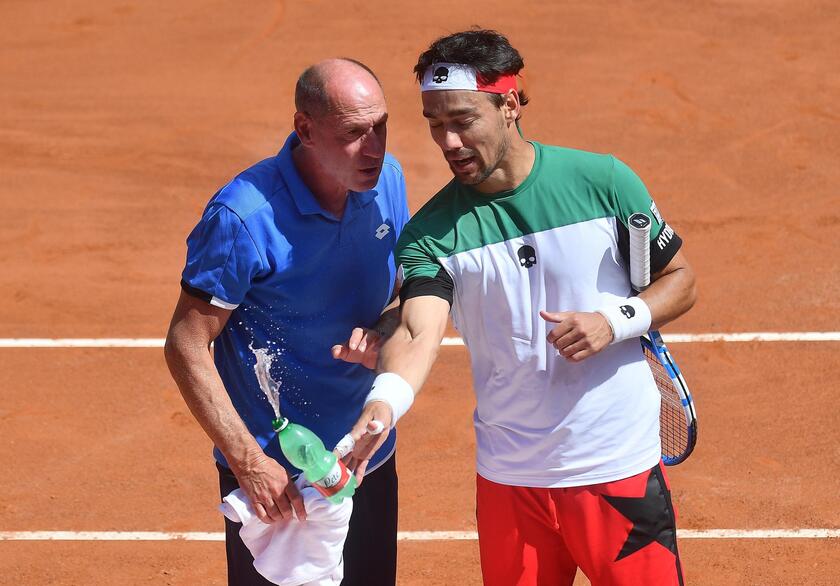 Davis Cup: Italy-France - RIPRODUZIONE RISERVATA