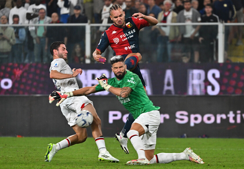 Soccer: Serie A; Genoa-Milan - RIPRODUZIONE RISERVATA