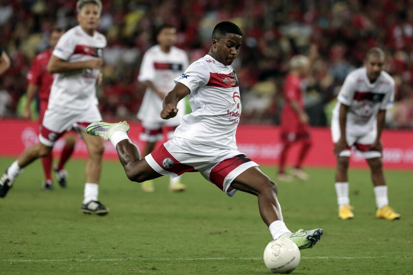 Soccer player Endrick participates in  'Jogo das estrelas ' in Brazil - RIPRODUZIONE RISERVATA