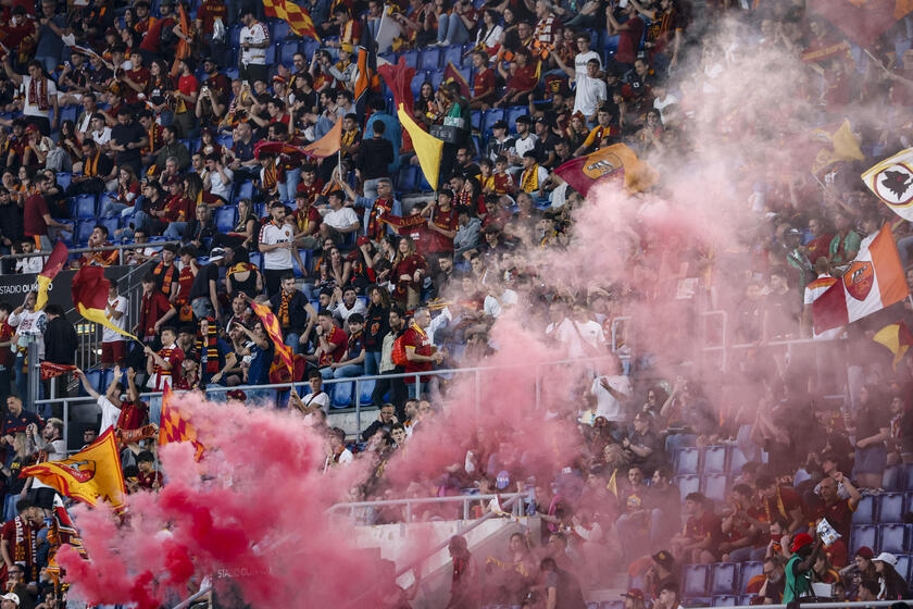 AS Roma supporters watch Europa League final between Sevilla FC and AS Roma - RIPRODUZIONE RISERVATA
