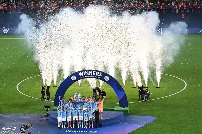 FBL-EUR-C1-MAN CITY-INTER © ANSA/AFP