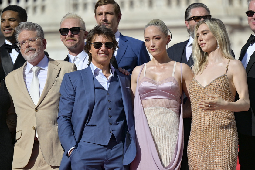 Tom Cruise in Rome for latest  'Mission: Impossible ' photocall - RIPRODUZIONE RISERVATA