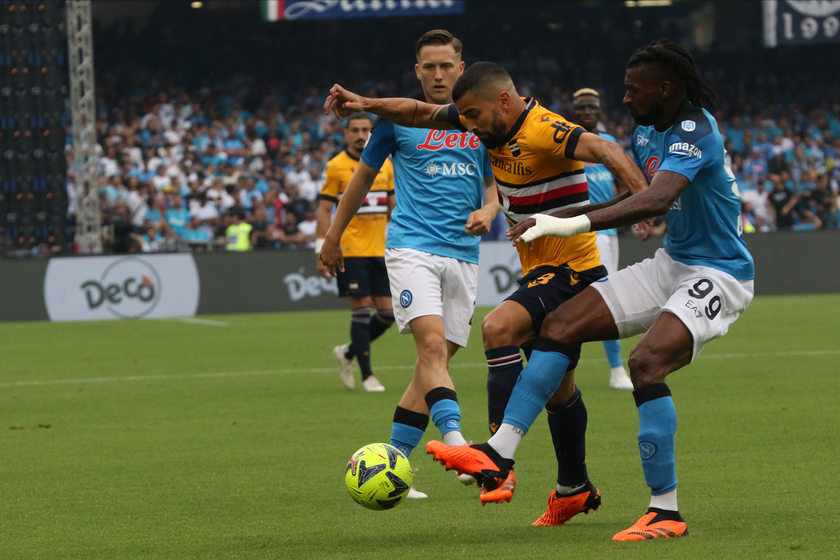 Soccer: Serie A SSC Napoli - UC Sampdoria - RIPRODUZIONE RISERVATA