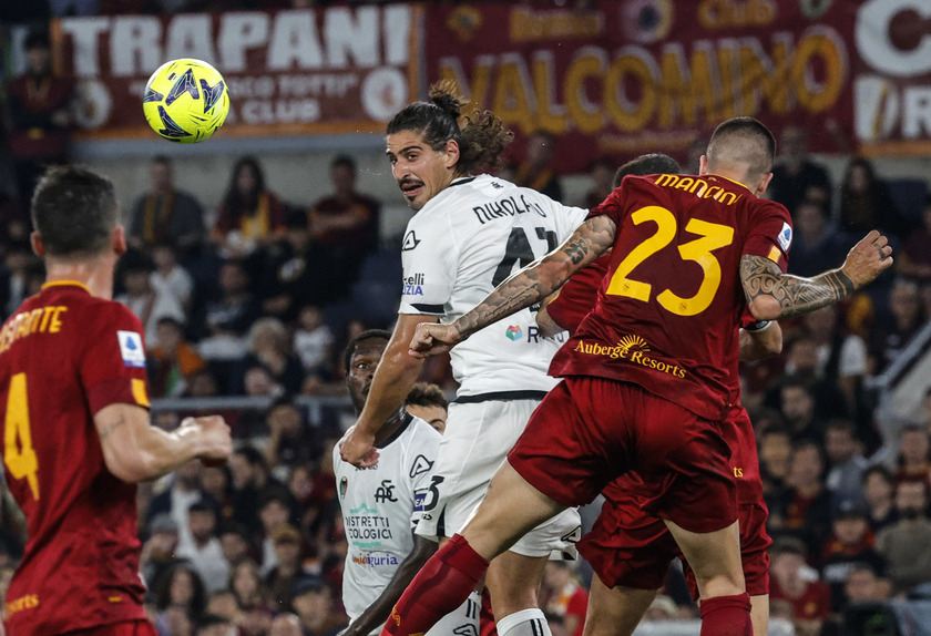 Serie A soccer match between AS Roma vs ASC Spezia - RIPRODUZIONE RISERVATA