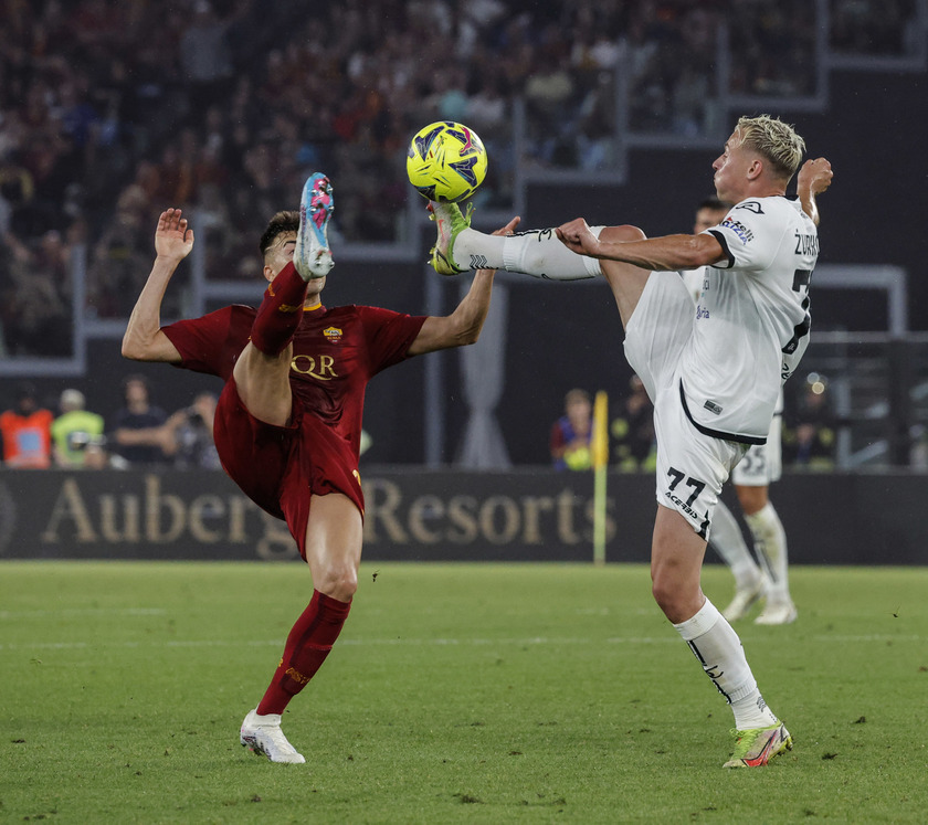 Serie A soccer match between AS Roma vs ASC Spezia - RIPRODUZIONE RISERVATA