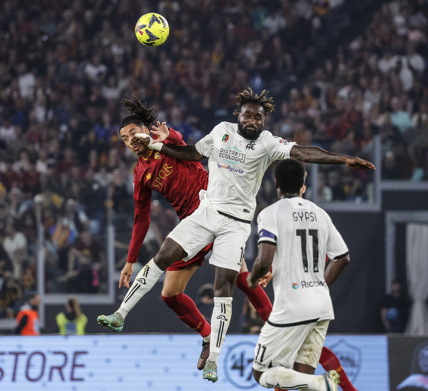 Serie A soccer match between AS Roma vs ASC Spezia - RIPRODUZIONE RISERVATA