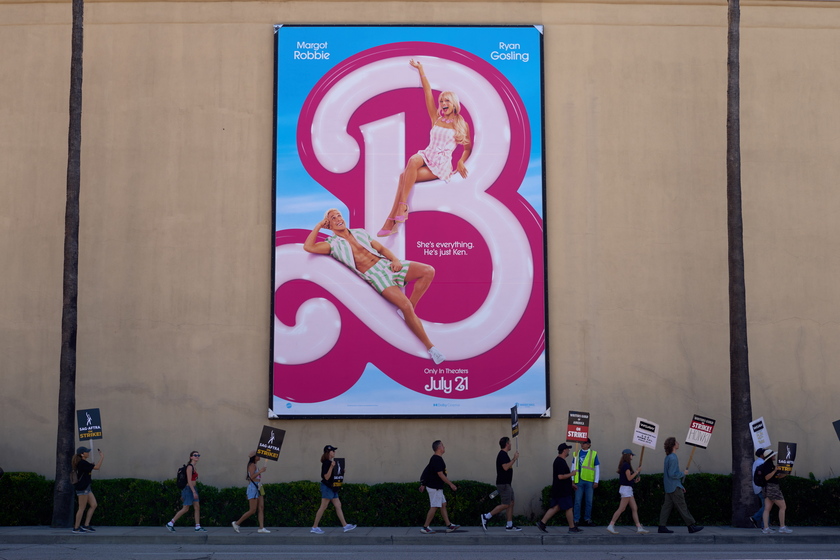 SAG AFTRA Strike in Los Angeles - RIPRODUZIONE RISERVATA