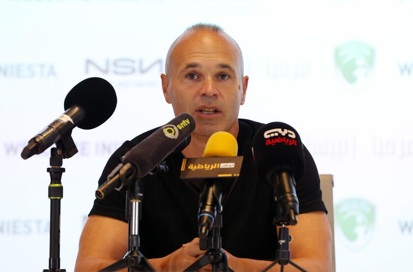 Spanish soccer player Andres Iniesta joins Emirates Club