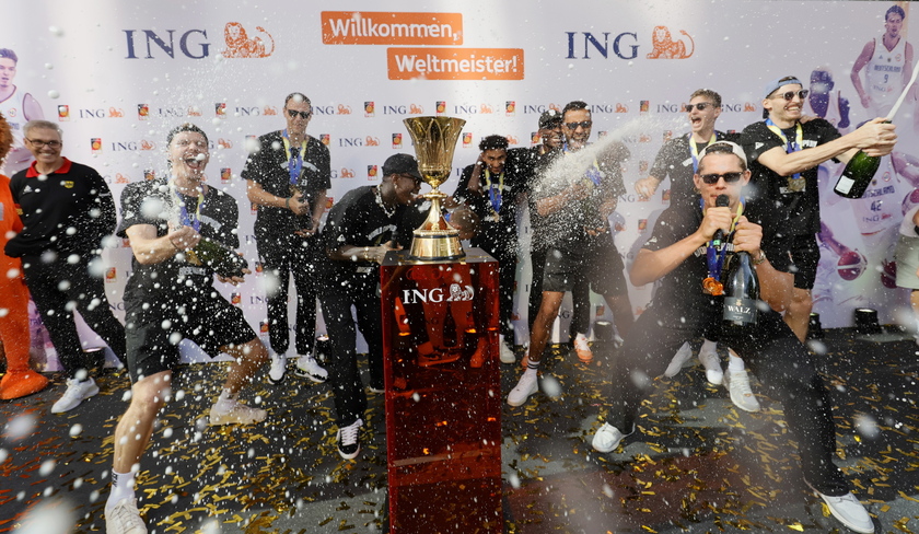 Reception of the German basketball nationalteam after winning the world championship - RIPRODUZIONE RISERVATA