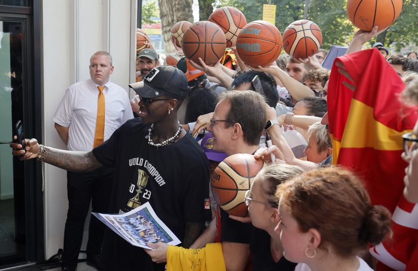 Reception of the German basketball nationalteam after winning the world championship - RIPRODUZIONE RISERVATA