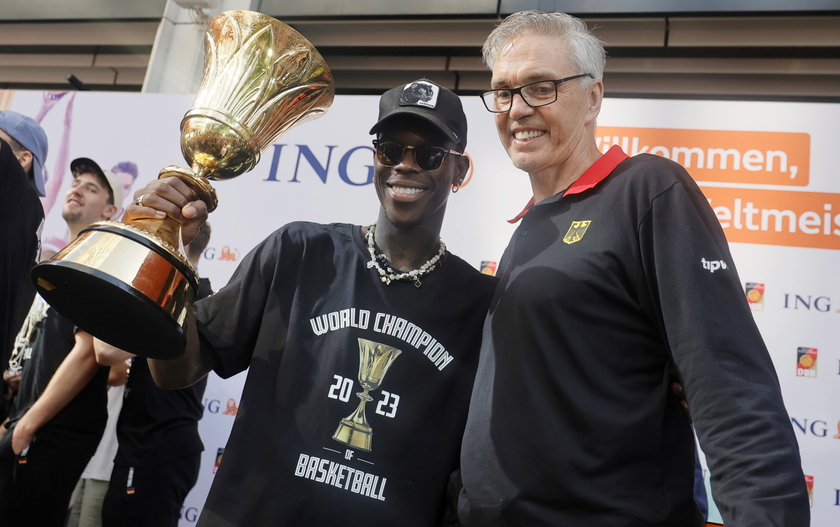 Reception of the German basketball nationalteam after winning the world championship - RIPRODUZIONE RISERVATA