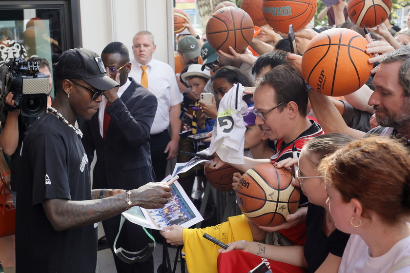 Reception of the German basketball nationalteam after winning the world championship - RIPRODUZIONE RISERVATA