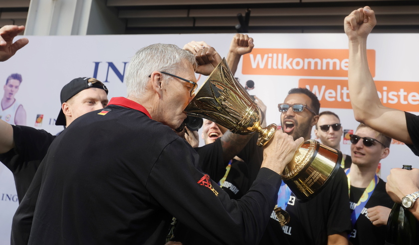 Reception of the German basketball nationalteam after winning the world championship - RIPRODUZIONE RISERVATA