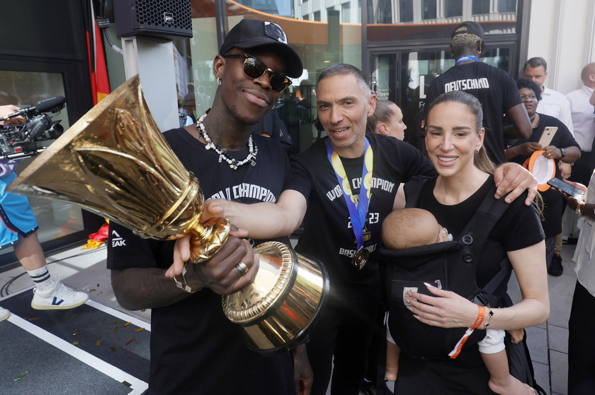 Reception of the German basketball nationalteam after winning the world championship - RIPRODUZIONE RISERVATA