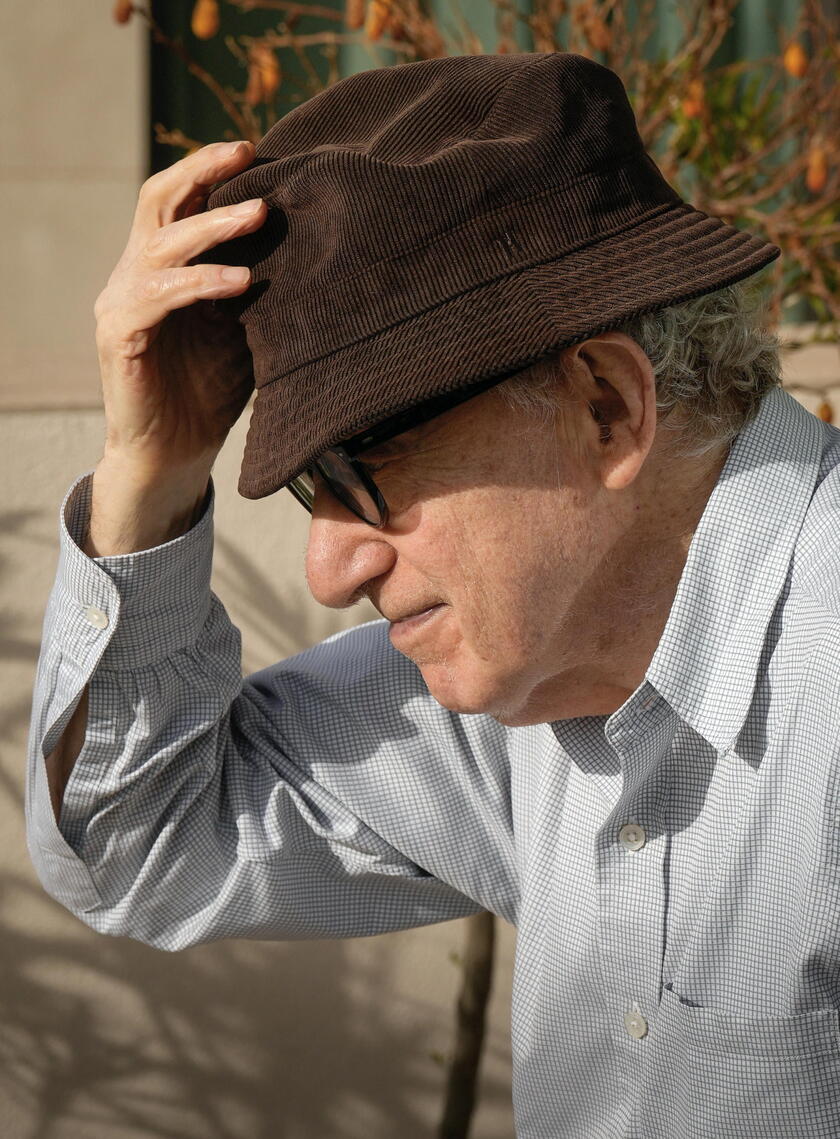 US film-maker Woody Allen presents his latest film  'Coup de chance ' in Barcelona © ANSA/EPA