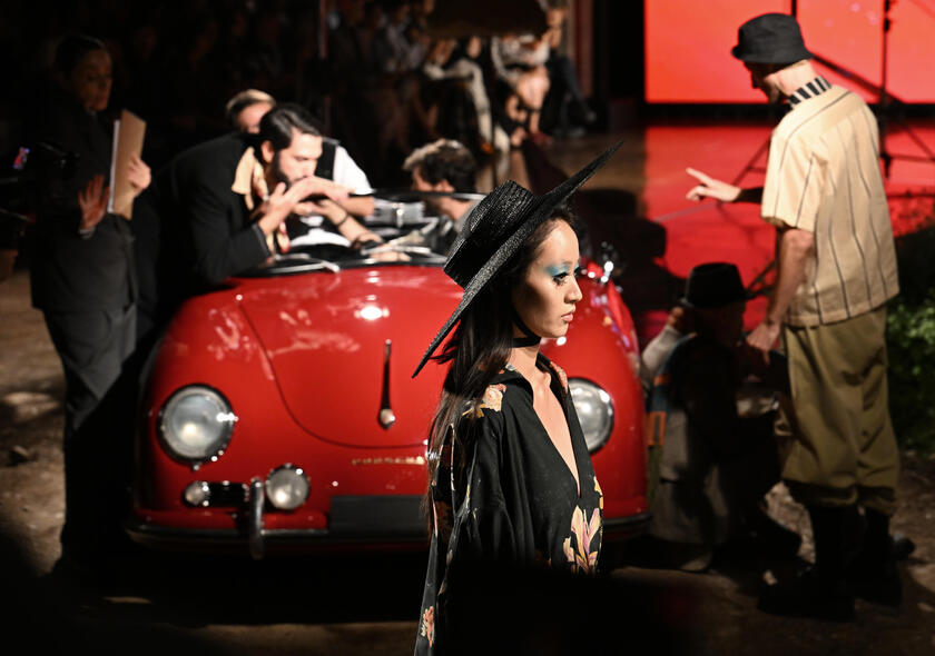 ITALY MILAN FASHION WEEK - RIPRODUZIONE RISERVATA