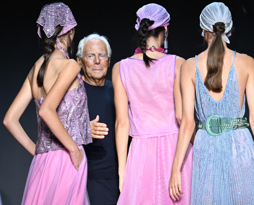 ITALY MILAN FASHION WEEK - RIPRODUZIONE RISERVATA