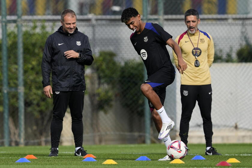 LaLiga - FC Barcelona training and press conference ahead of Clasico