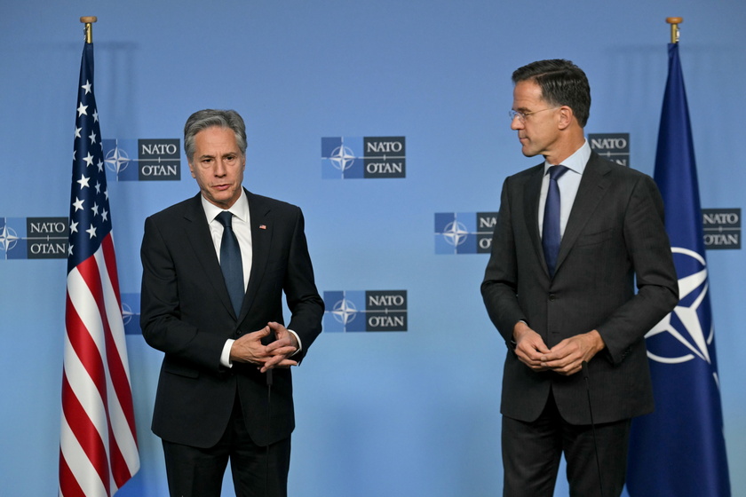 US Secretary of State Antony Blinken holds Ukraine talks with NATO chief in Brussels