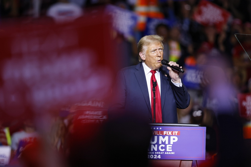 Donald Trump Campaigns in Milwaukee, Wisconsin 