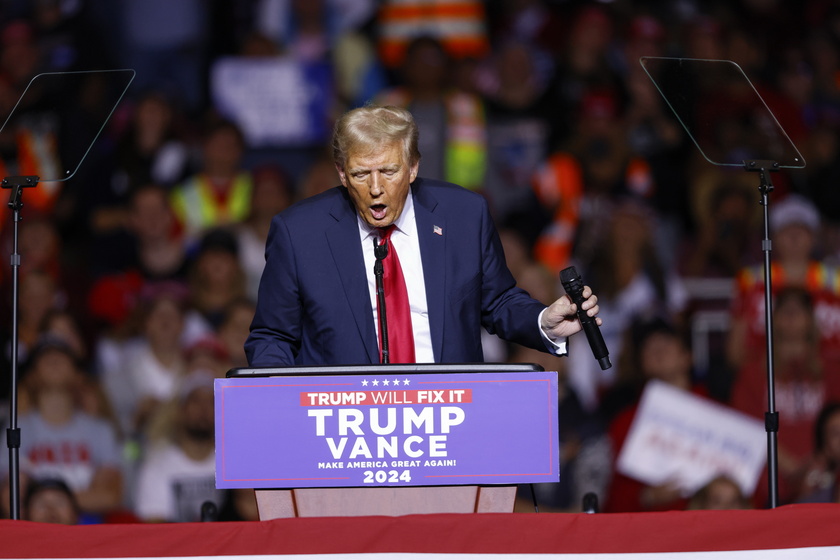 Donald Trump Campaigns in Milwaukee, Wisconsin 