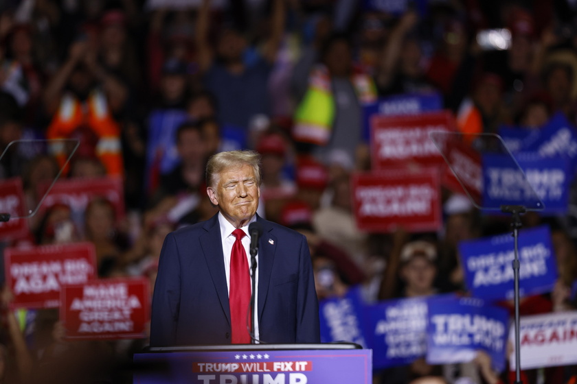 Donald Trump Campaigns in Milwaukee, Wisconsin 