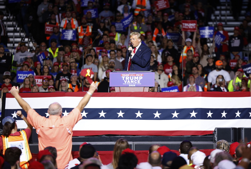 Donald Trump Campaigns in Milwaukee, Wisconsin 