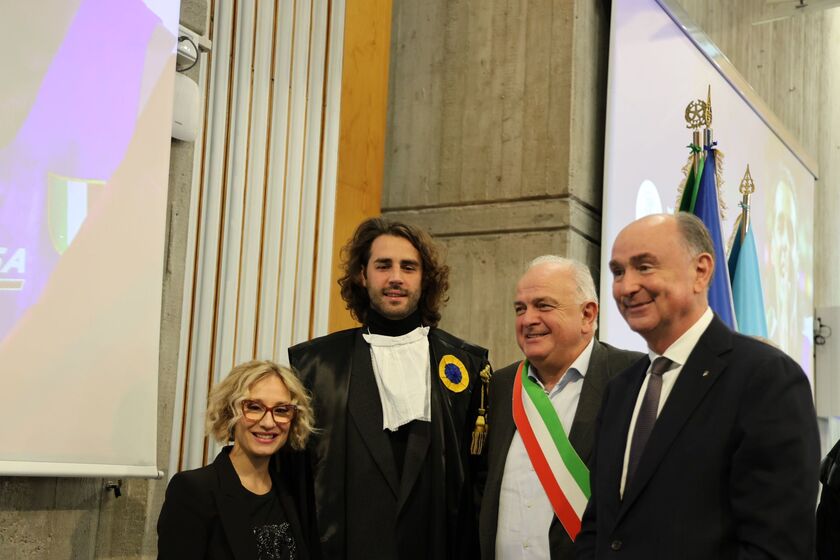 Laurea magistrale honoris causa in Scienze dello Sport a Gianmarco Tamberi