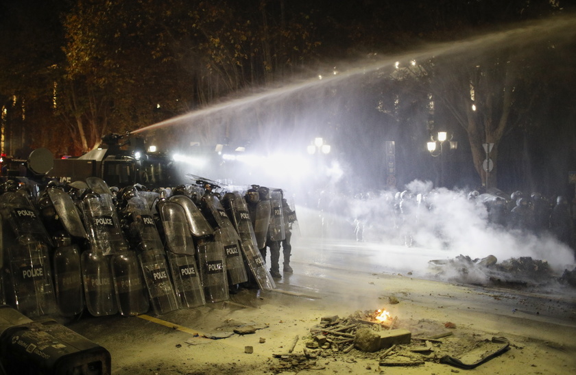 Georgian opposition protests in Tbilisi