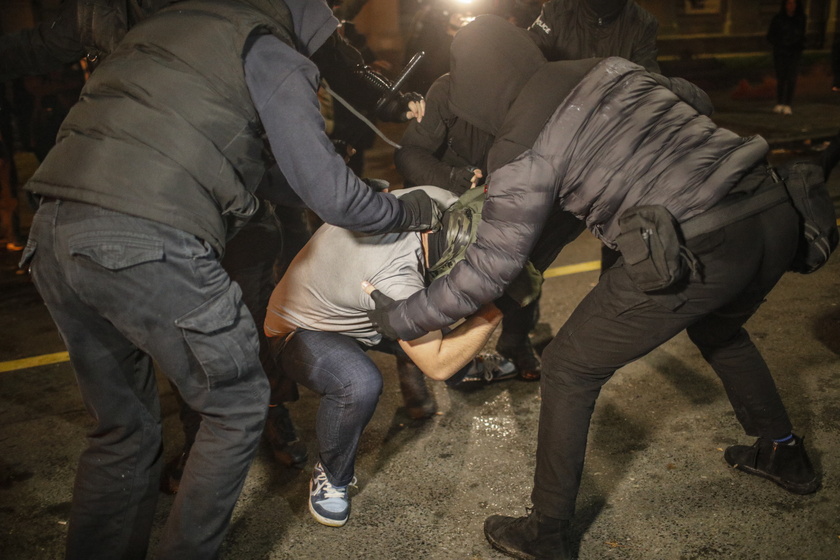 Georgian opposition protests in Tbilisi