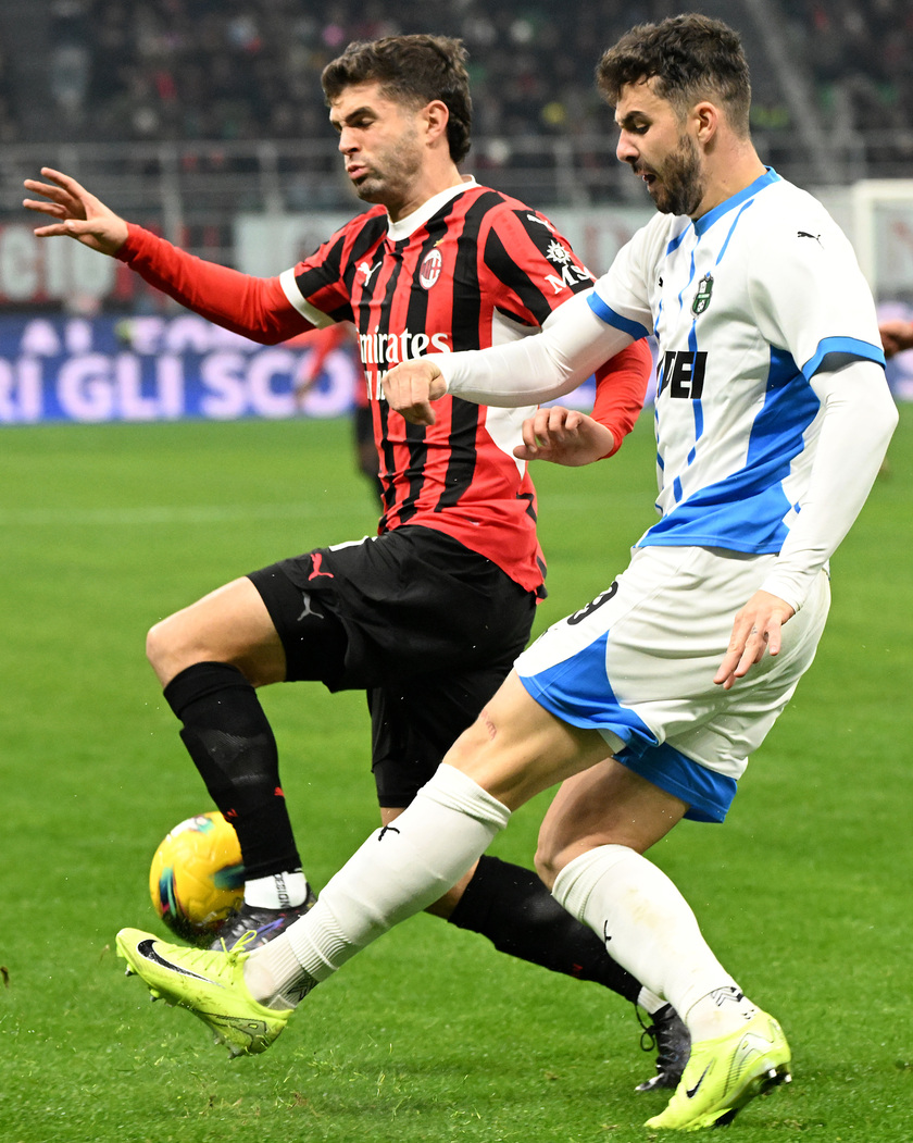 Soccer: Italian Cup; Milan-Sassuolo