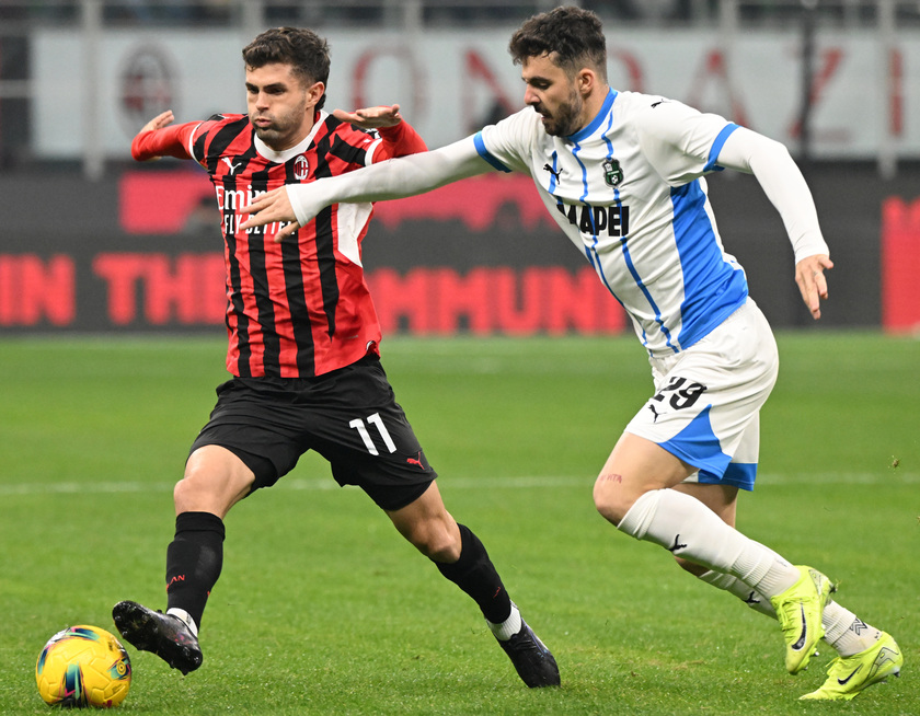 Soccer: Italian Cup; Milan-Sassuolo