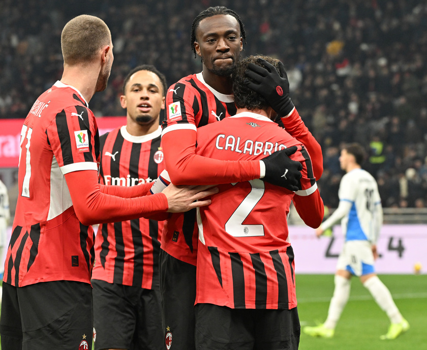 Soccer: Italian Cup; Milan-Sassuolo