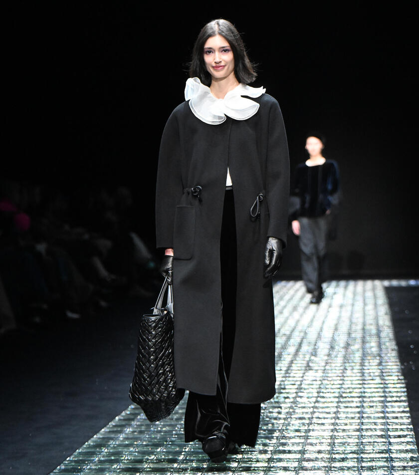 Milan fashion week: Emporio Armani - RIPRODUZIONE RISERVATA