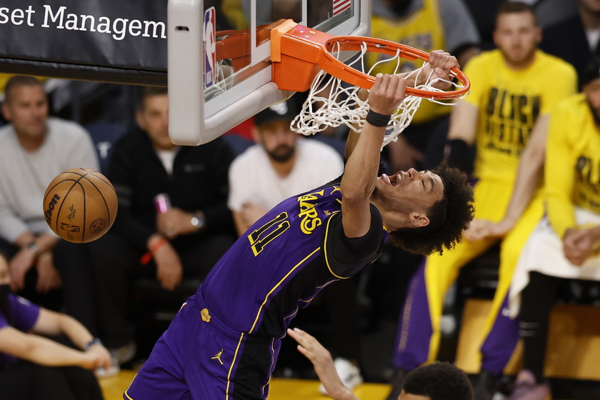 NBA - San Antonio Spurs at Los Angeles Lakers - RIPRODUZIONE RISERVATA