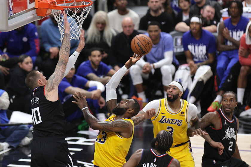 NBA - Los Angeles Lakers at Los Angeles Clippers - RIPRODUZIONE RISERVATA