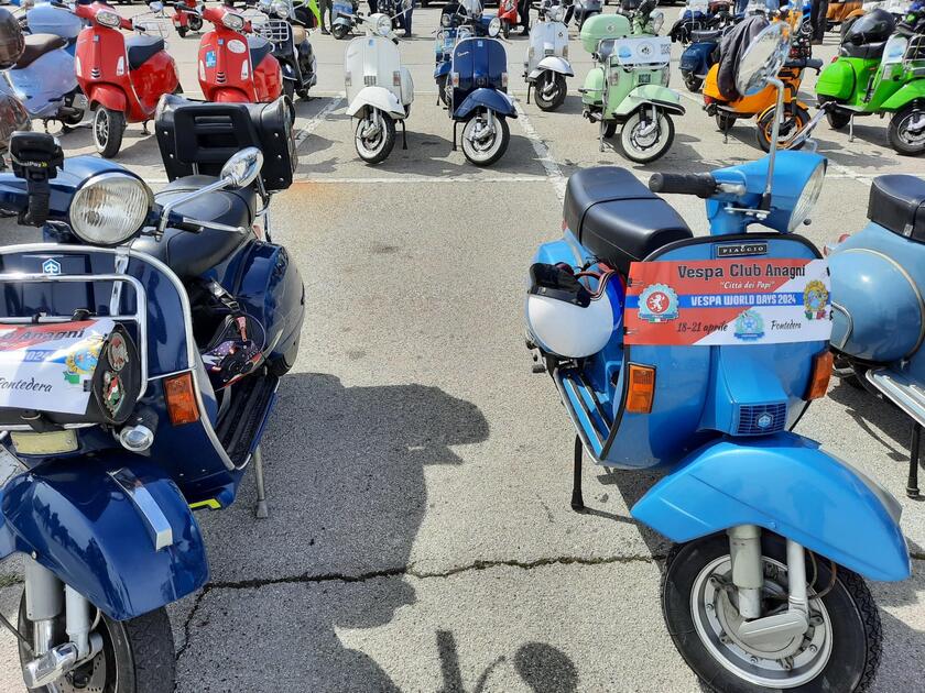 Vespa world days 2024 a Pontedera