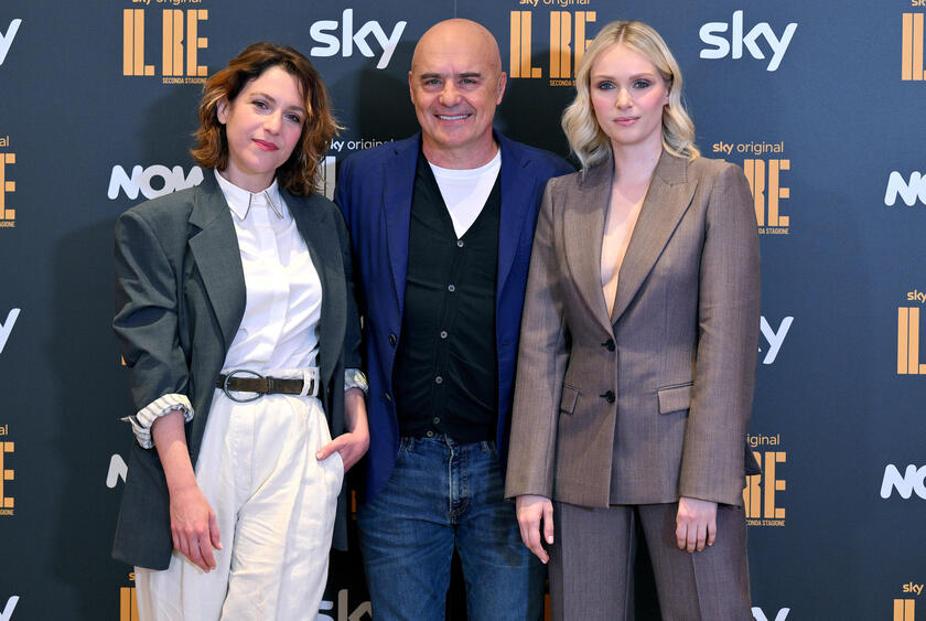 Cast of  'Il Re ' Tv series poses at photocall in Rome - RIPRODUZIONE RISERVATA