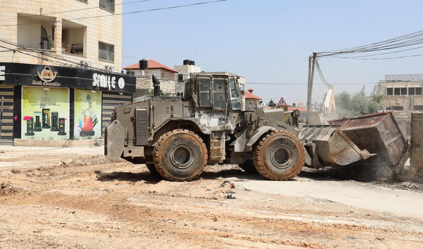 Isareli army operation in the West Bank city of Jenin