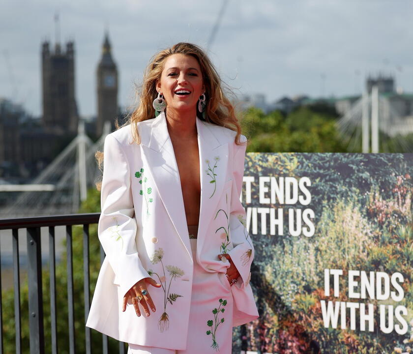 'It Ends With Us' photocall with Blake Lively in London