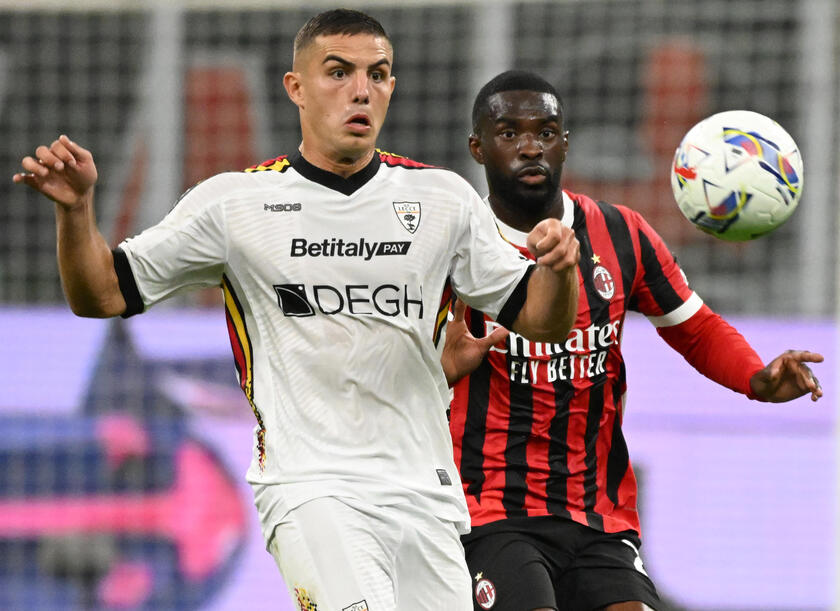 Soccer: serie A; Milan vs Lecce