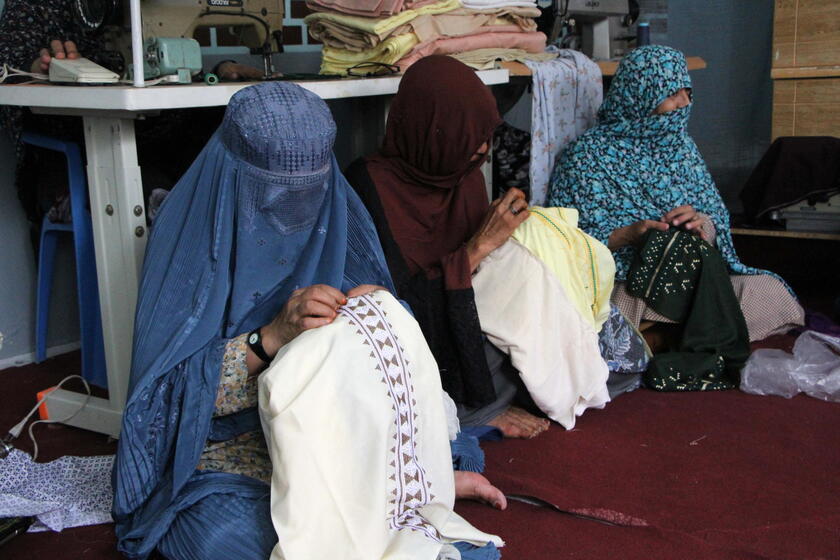 Women empowerment through home-based tailoring setup in Kandahar