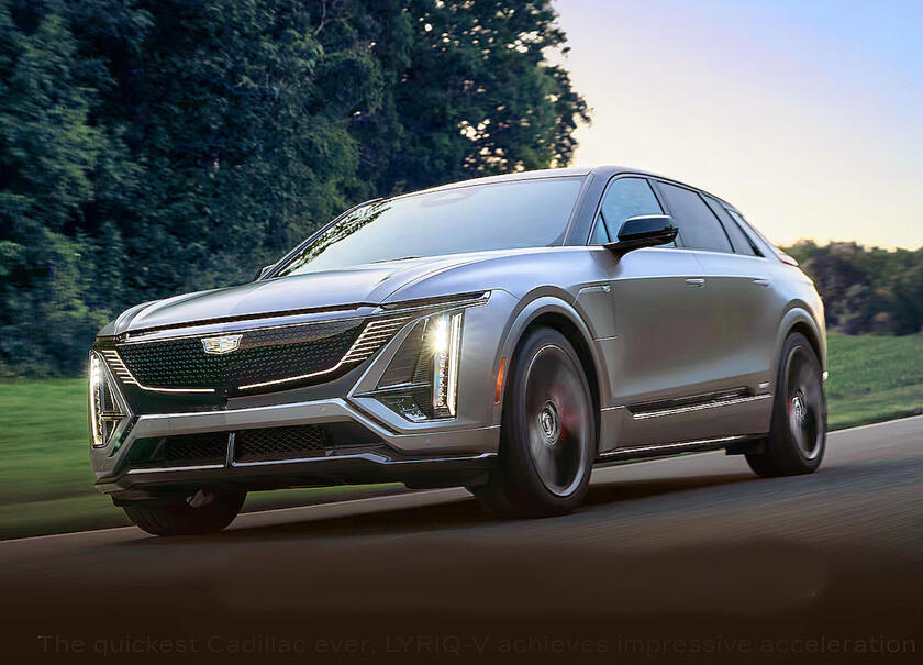 Cadillac Lyriq-V, suv elettrico alte prestazioni