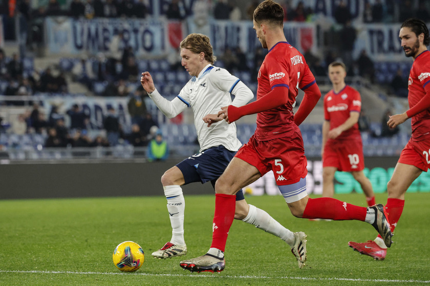 Serie A soccer match between SS Lazio vs ACF Fiorentina