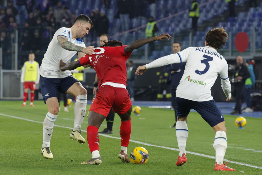 Serie A soccer match between SS Lazio vs ACF Fiorentina