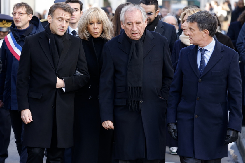 Commemoration ceremony for 10th anniversary of Charlie Hebdo and Hypercasher attacks in Paris