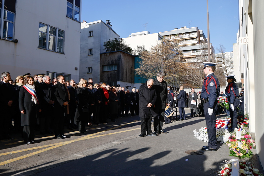 Commemoration ceremony for 10th anniversary of Charlie Hebdo and Hyper Casher attacks in Paris