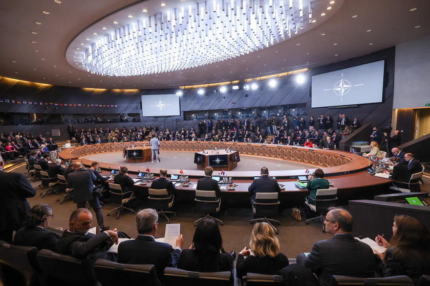 NATO defense ministers' meeting at the alliance's headquarters in Brussels