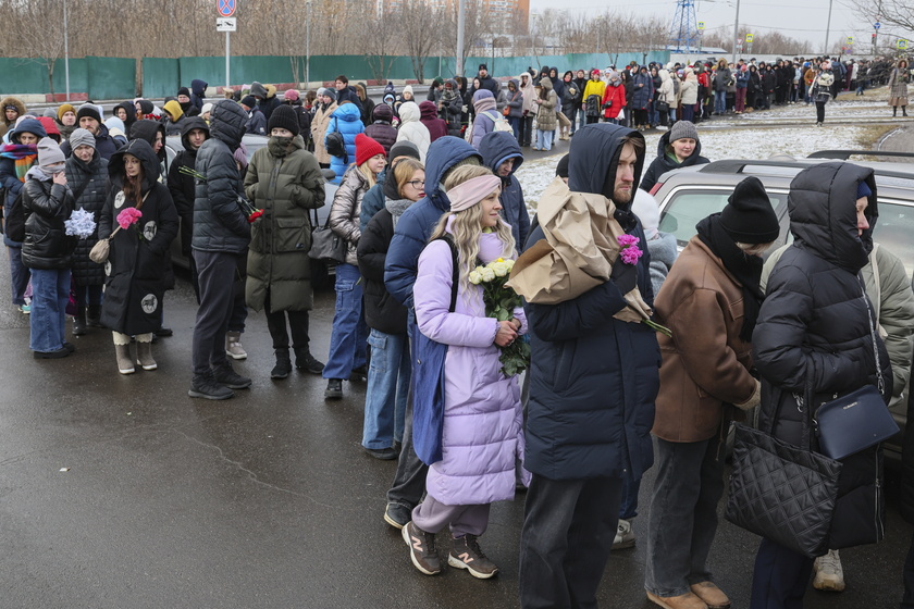 Russians mark one year since opposition leader Alexei Navalny's death