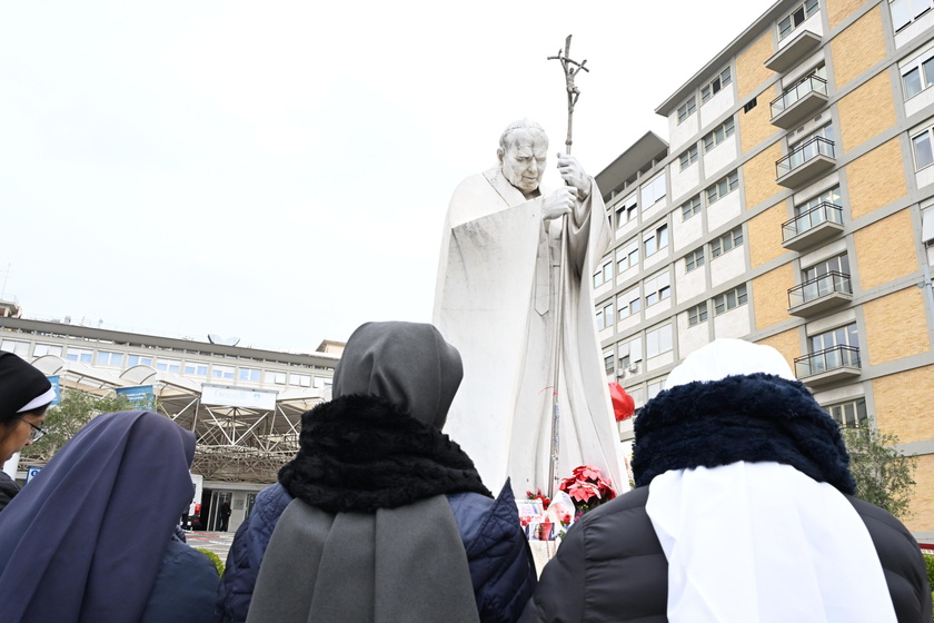 Pope Francis remains hospitalized in Rome